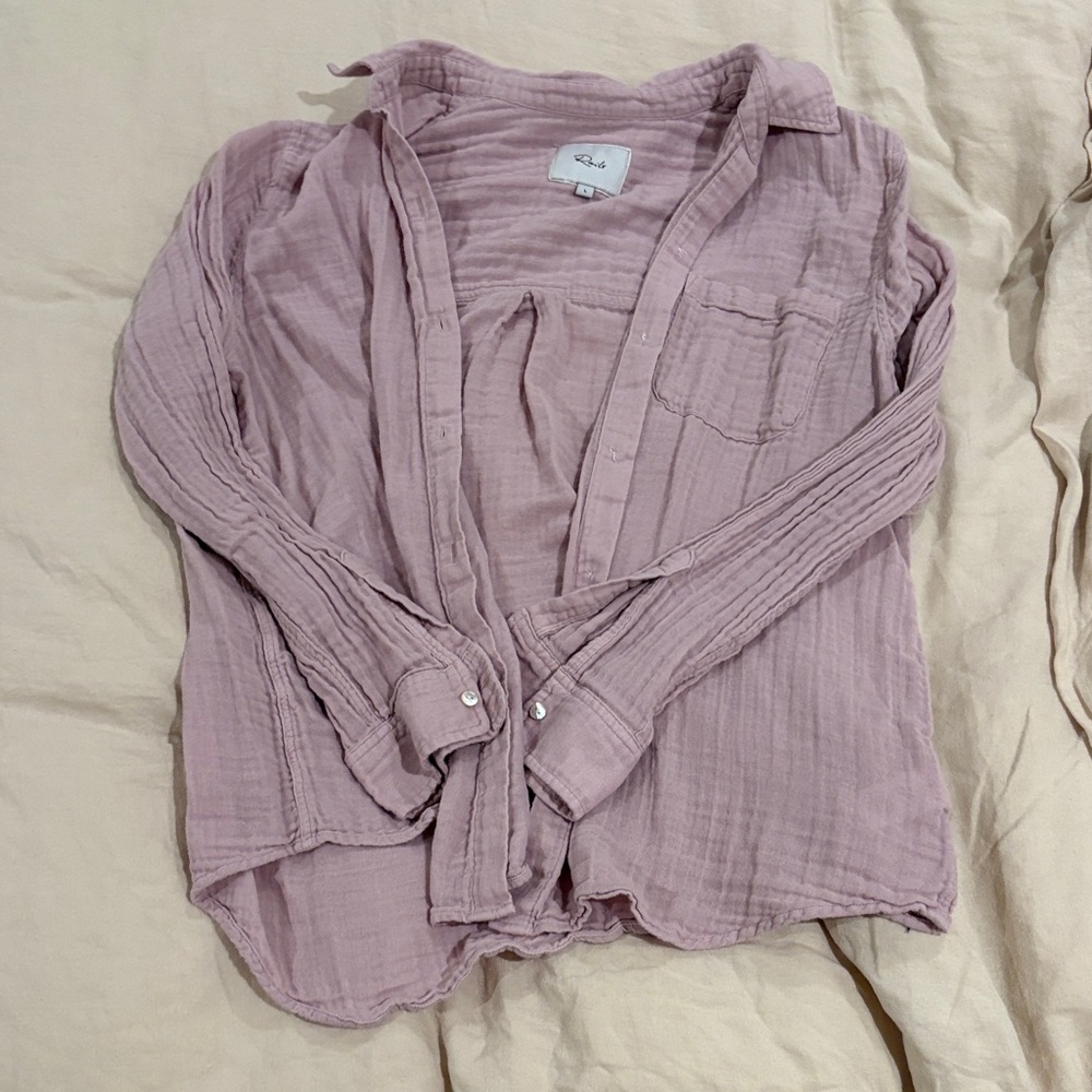 Rails Mauve Button-Down Shirt